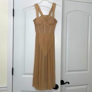 Weissman Nude Lyrical Dance Costume